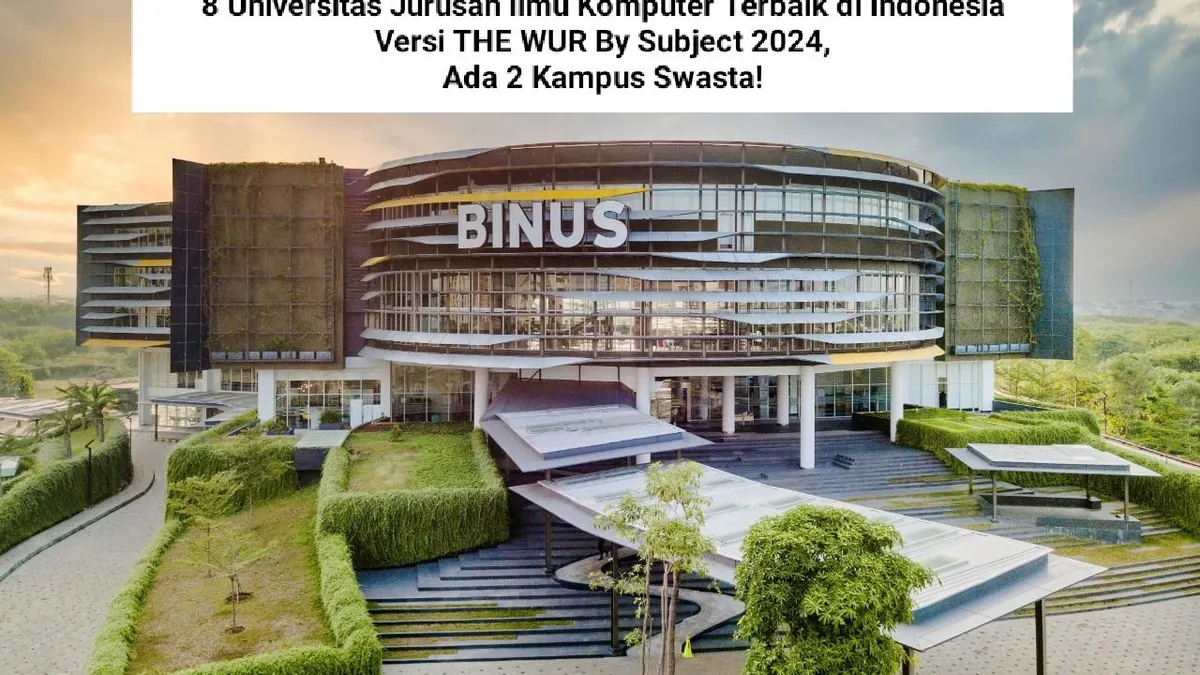 Dari 8 universitas yang masuk dalam daftar peringkat jurusan Ilmu Komputer terbaik di Indonesia, dua kampus swasta seperti Binus University dan Telkom University juga masuk dalam daftar.