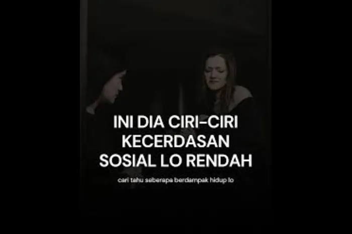 Ilustrasi Kecerdasan Sosial Rendah