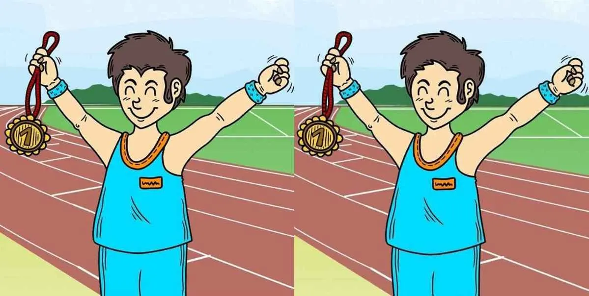Tes IQ: Yakin Punya Mata Fokus? Buktikan dengan Cari 3 Perbedaan pada Kedua Gambar Atlet Pelari!