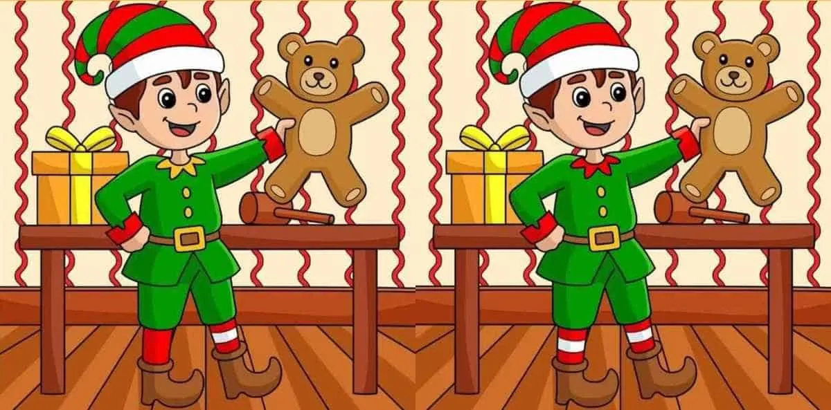 Temukan 3 Perbedaan di Gambar Anak Laki-laki dengan Boneka Beruang dalam 10 Detik untuk Uji Kekuatan Observasimu!