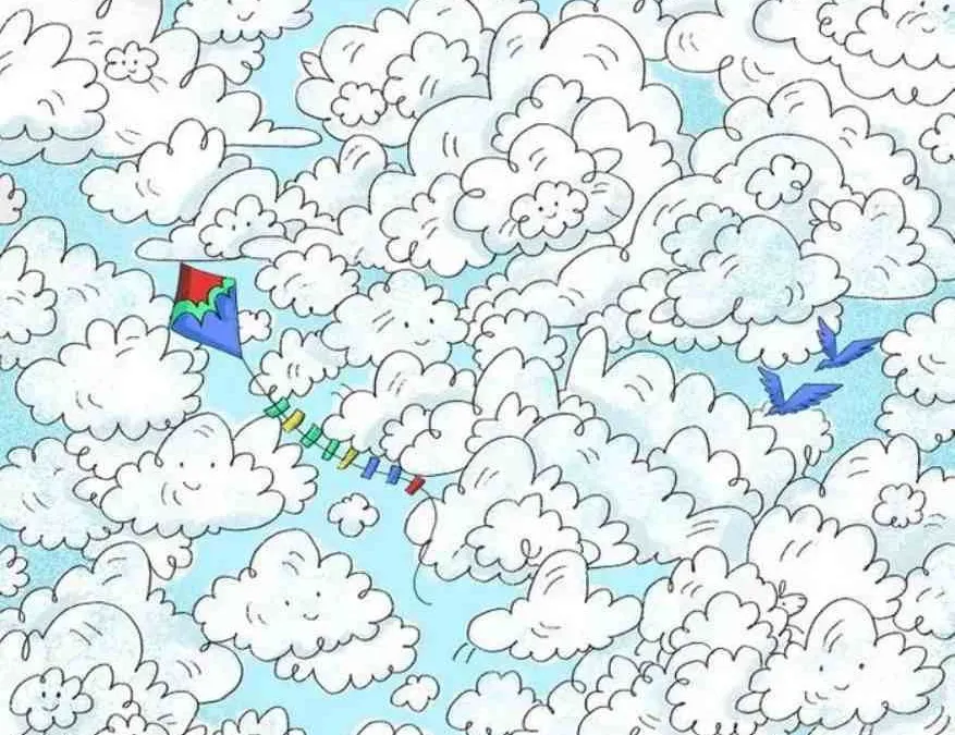 Tes kepribadian, seberapa tajam dan jeli, temukan domba di antara awan