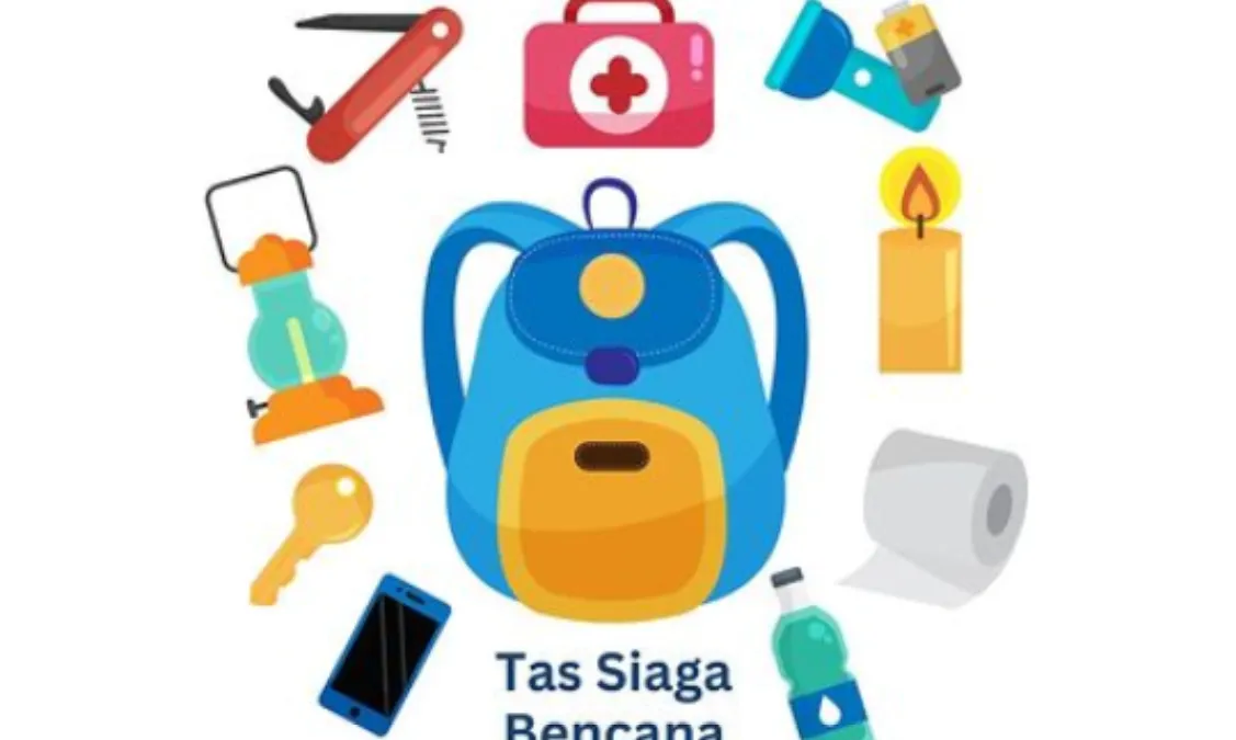 Ilustrasi Tas Siaga Bencana