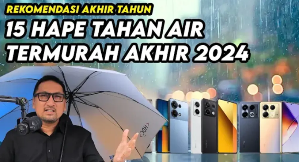 Menghadapi musim penghujan, penggunaan teknologi smartphone dengan fitur tahan air menjadi suatu keunggulan tersendiri.