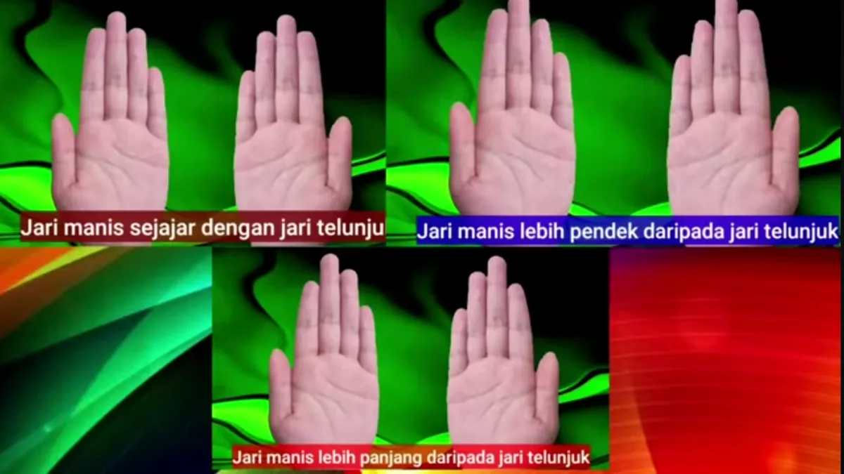 Cara Mengenali Kepribadian Bawaan Seseorang Berdasarkan Panjang Jari Manis