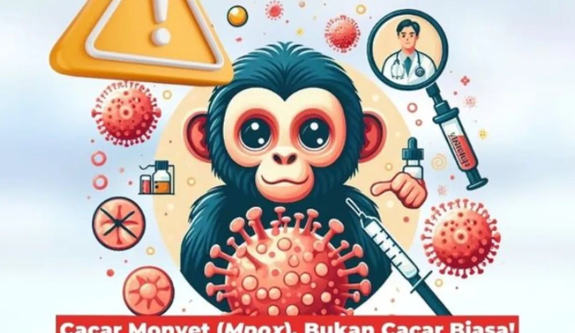 Ilustrasi. Virus Mpox