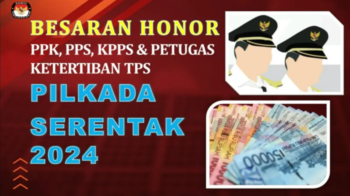 Besaran Honor Panitia Ad Hoc Pemilihan Kepala Daerah atau Pilkada 2024