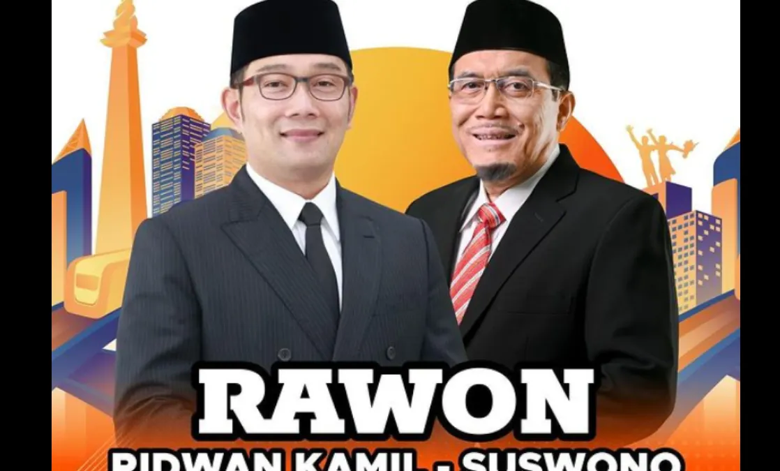 Pasangan Rawon, Ridwan Kamil-Suswono di Pilgub Jakarta 2024