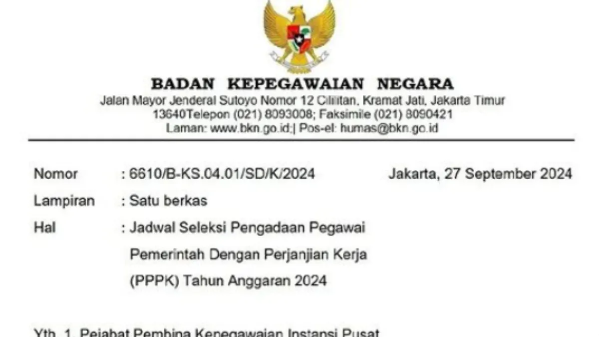 Illustrasi. PPPK 2024