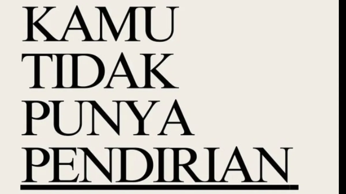 Tanda pertama individu yang tidak punya pendirian adalah kecenderungan untuk terus atau sering meminta maaf dalam berbagai situasi.