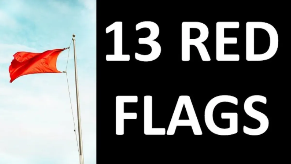 Ilustrasi Red Flags