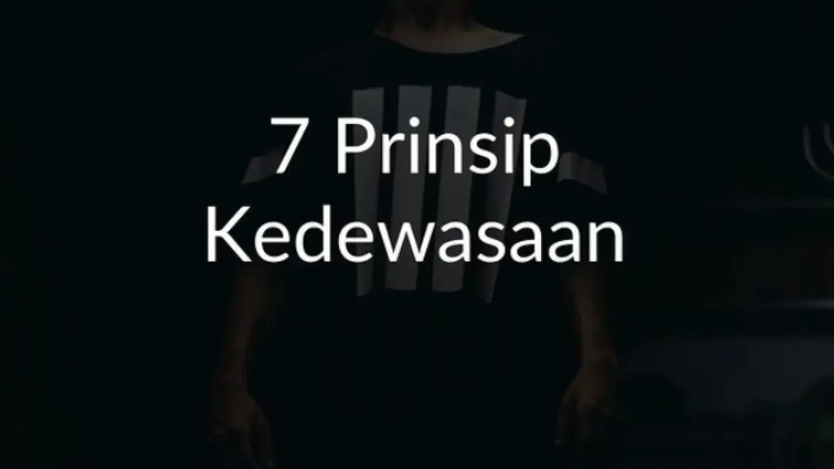 Prinsip Kedewasaan untuk Mencapai Kebahagiaan