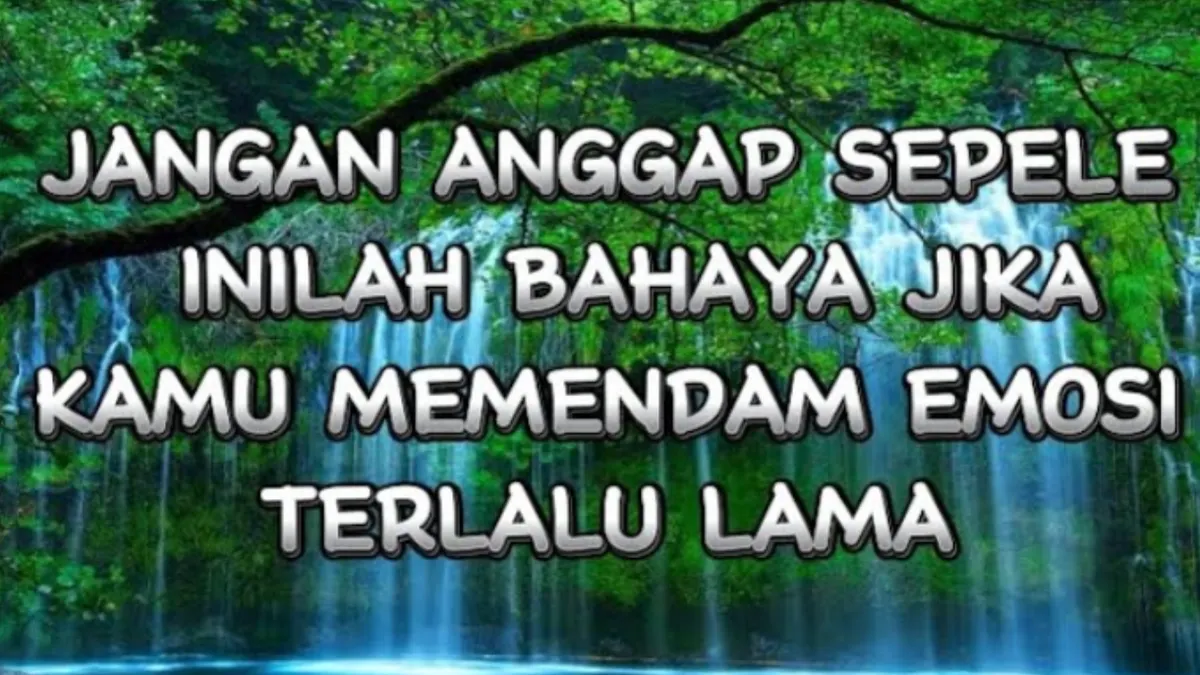 Kebiasaan memendam emosi bukan hanya membahayakan bagi kondisi mental seseorang, tetapi juga dapat berpengaruh pada fisik.