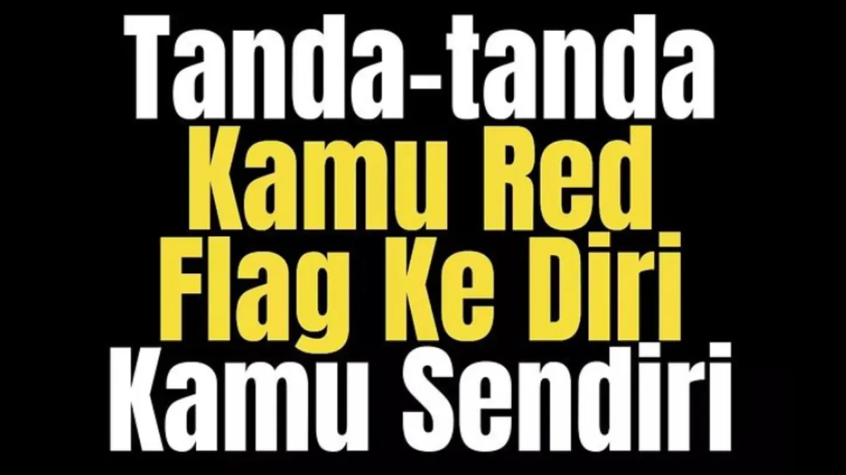 Ilustrasi Tanda Kamu Red Flag ke Diri Sendiri