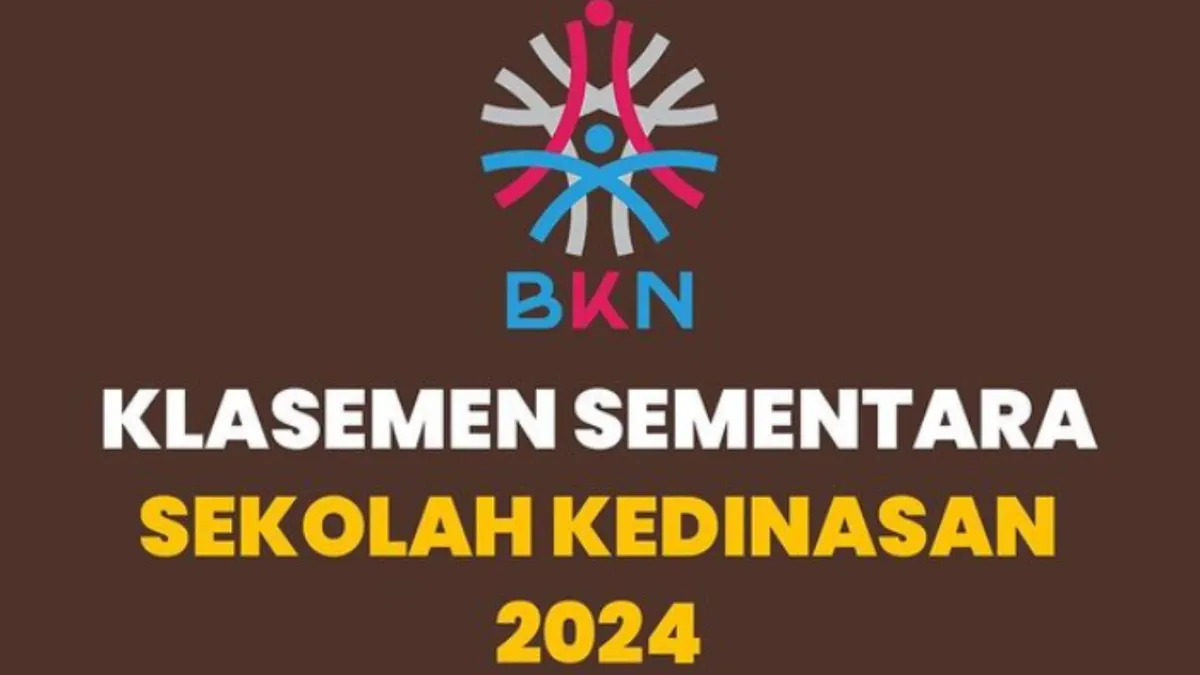 Ilustrasi Klasemen Sementara Sekolah Kedinasan 2024