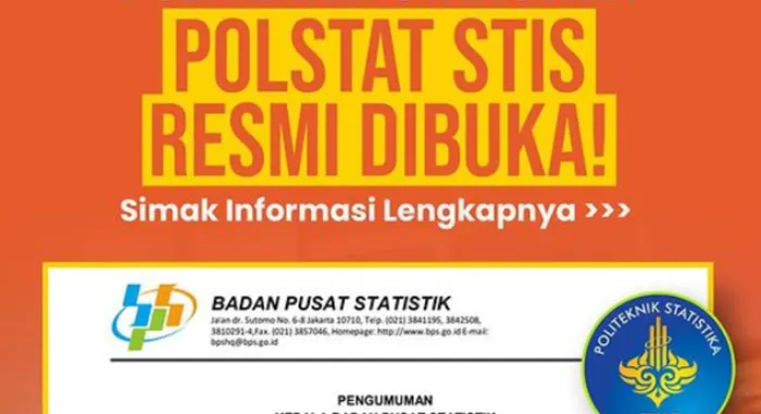 Dibuka Lusa! Ini Jumlah Kuota dan Proses Tahapan Seleksi Bagi Calon Mahasiswa Sekolah Kedinasan Polstat STIS