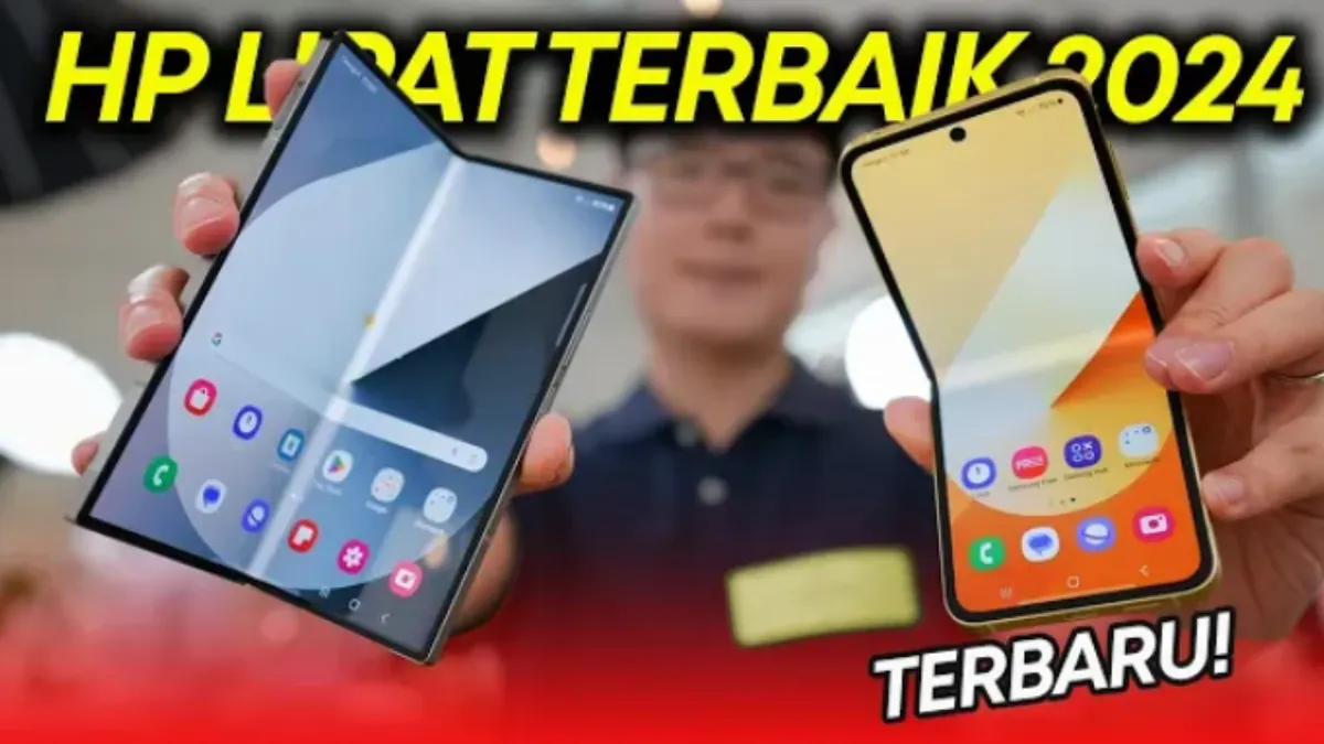 Rekomendasi HP lipat terbaik 2024.