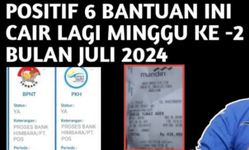 6 Jenis Bantuan Sosial Siap Disalurkan Juli 2024