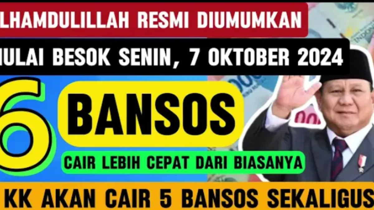 Memasuki pekan kedua bulan Oktober, keluarga penerima manfaat (KPM) bantuan sosial atau bansos kembali dihujani dengan kabar gembira.