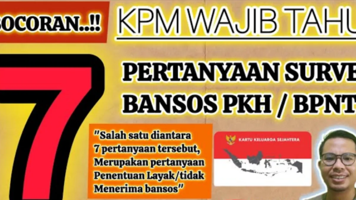 Cek 7 Pertanyaan yang Wajib Diketahui oleh Calon KPM Bansos PKH dan BPNT