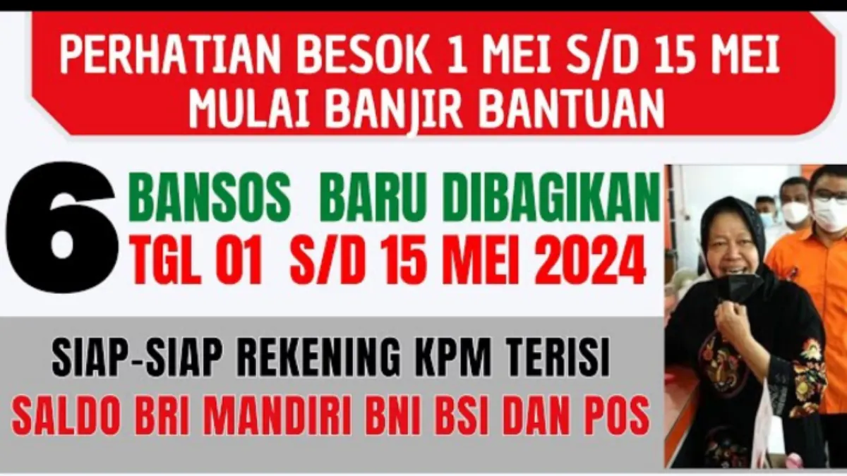 6 Jenis Bantuan Sosial yang Akan Disalurkan Pemerintah d Bulan Mei 2024