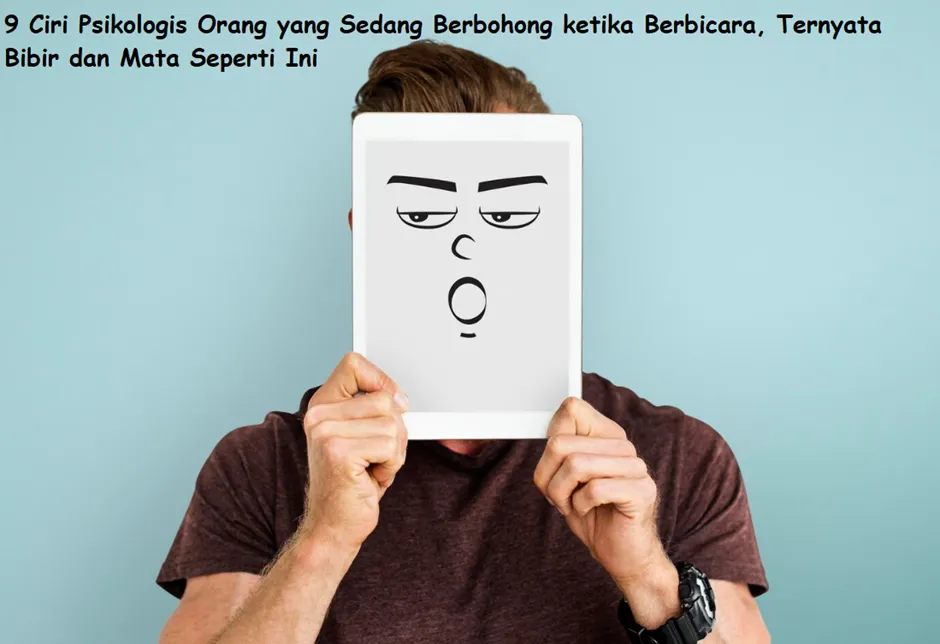 Ilustrasi berbohong ketika berbicara.
