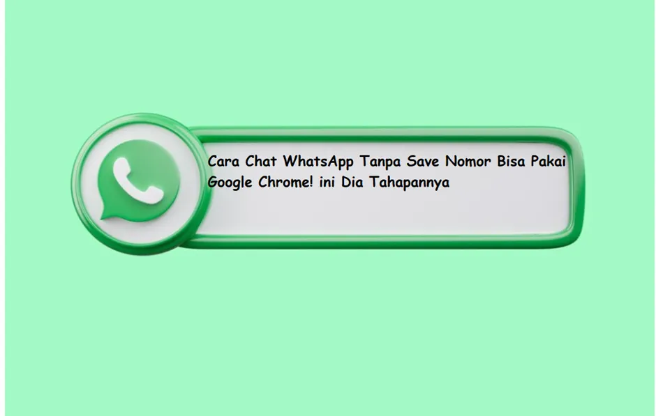 Ilustrasi chat WhatsApp tanpa save nomor.