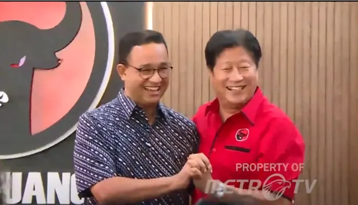 Anies Baswedan mengatakan bahwa dia bukan pertama kalinya bertemu dengan Ady Widjaja, ketua DPD PDIP Jakarta.