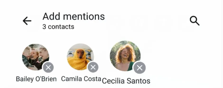 WhatsApp kini memiliki fitur penyebutan di status, namun aksesnya hanya untuk pengguna yang disebut, berbeda dengan Instagram.