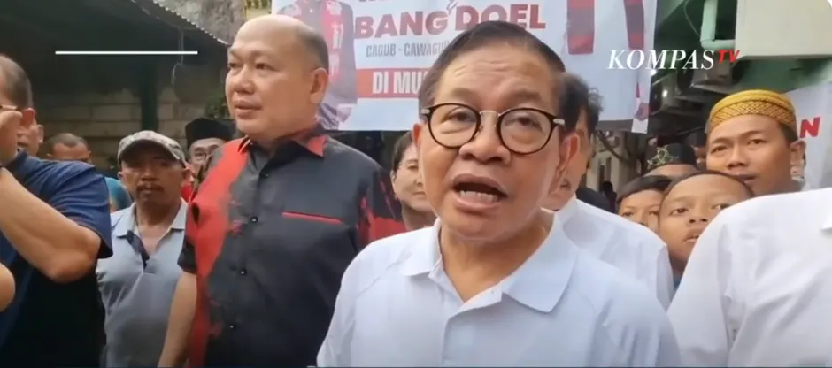 Pramono Anung dan Rano Karno belum bisa memulai kampanye secara resmi karena pengumuman wilayah dari KPU belum ada.