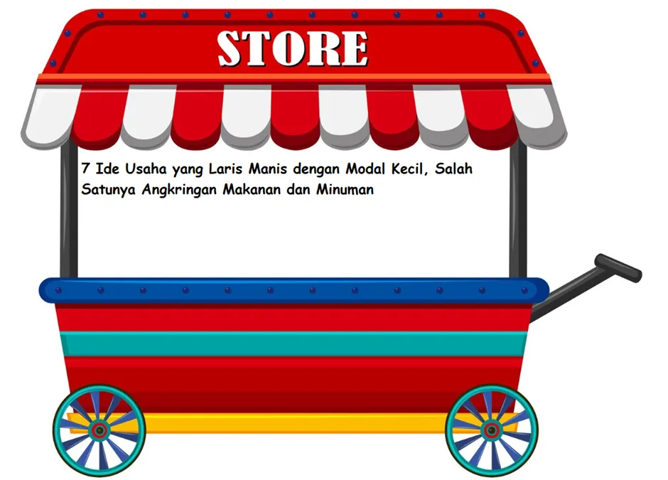 Ilustrasi usaha yang laris manis.