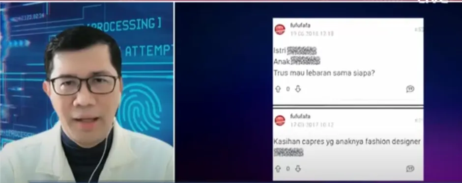 Heru Sutadi, seorang analis IT, mengatakan ada beberapa cara untuk melihat atau mengulik akun Fufufafa.