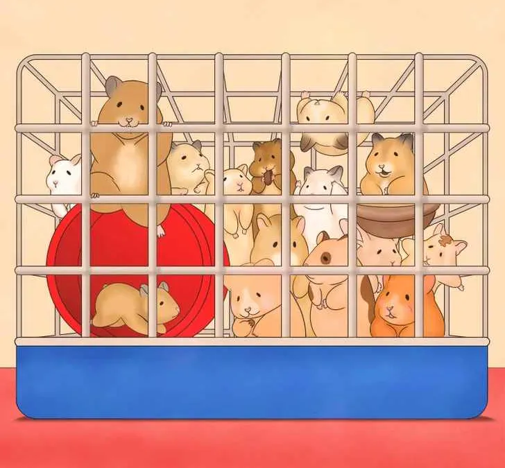 Tes Penglihatan: Ingin Uji Daya Fokus? Coba Temukan Seekor Kelinci di Antara Hamster!