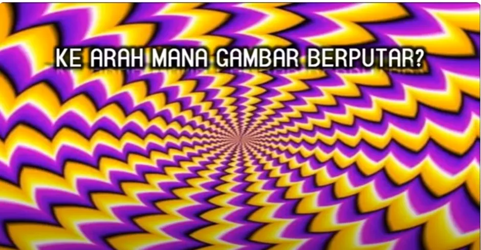 Lihatlah gambar ilusi optik dari tes kepribadian kali ini! Jawab sesuai yang kamu lihat dan ke arah mana gambar tersebut berputar.