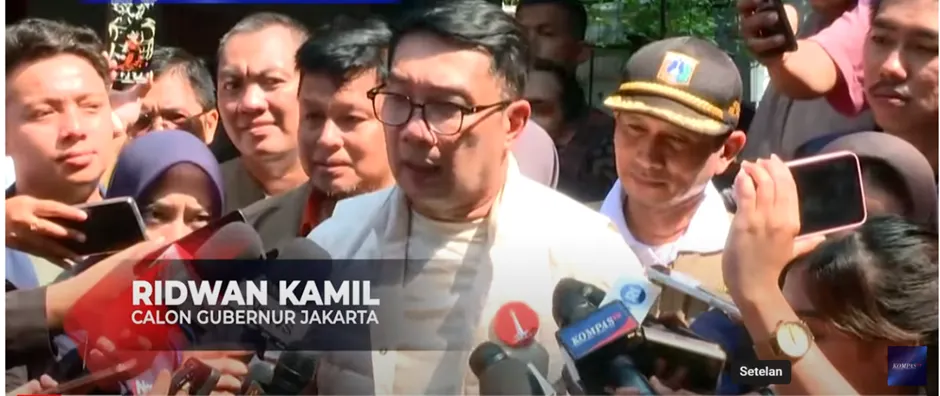 Ridwan Kamil mengatakan kepada warga akan membuat beberapa program apabila menang di Pilgub Jakarta 2024.