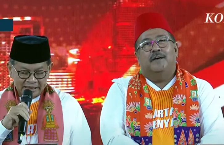 Pramono Anung dan Rano Karno semalam menghadiri Debat Pilgub Jakarta 2024 perdana.