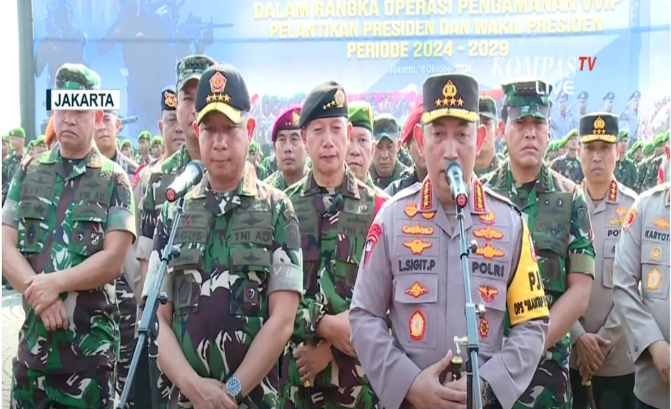 Kapolri Jenderal Listyo Sigit Prabowo menjelaskan akan ada pengalihan arus lalu lintas di hari pelantikan presiden dan wapres 2024.