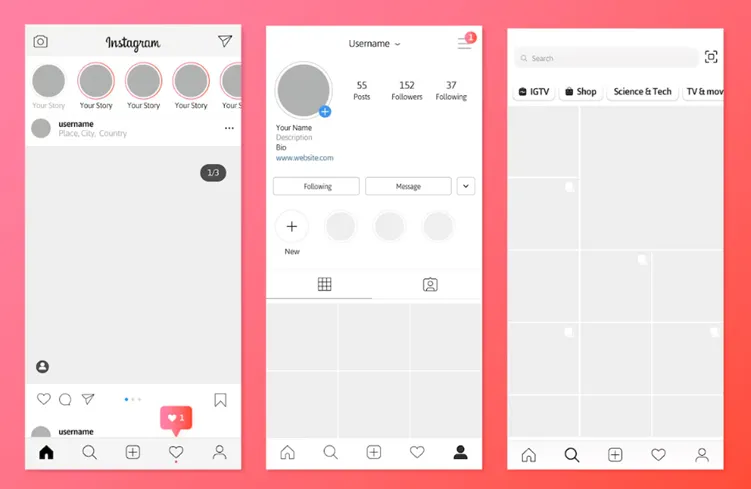 Ilustrasi mode Close Friends Instagram.