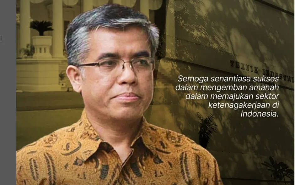 Menteri Ketenagakerjaan Republik Indonesia kini dijabat oleh Prof. Yassierli, yang menggantikan posisi sebelumnya dalam pemerintahan Prabowo Subianto dan Gibran Rakabuming Raka.