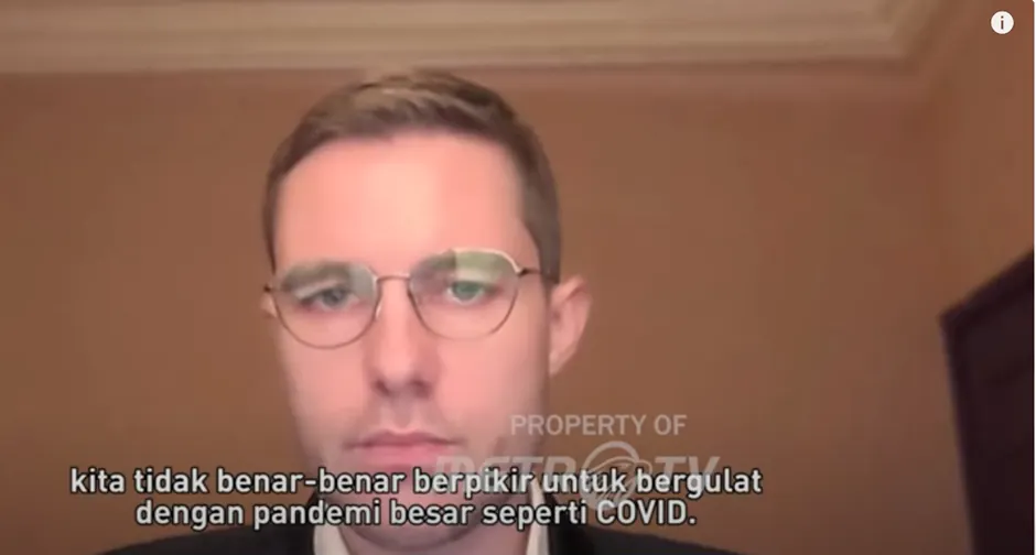 Manajer WHO untuk insiden virus Mpox di Afrika, Samuel Boland, memberikan penjelasan mengenai virus Mpox atau Monkey Pox.