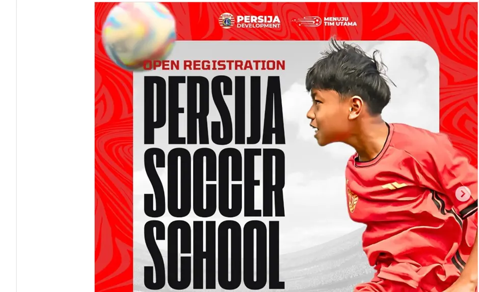 Sekolah Sepak Bola (SSB) Persija telah membuka pendaftaran untuk calon siswa baru.