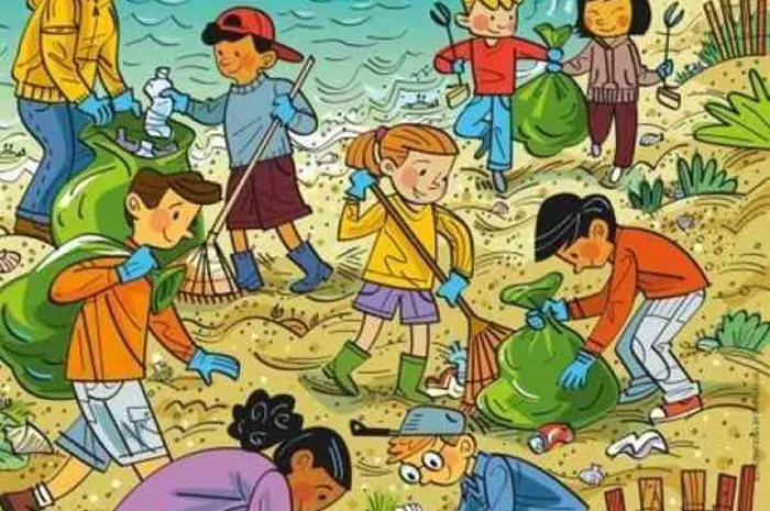 Tes Ilusi Optik: Buktikan Fokus Mata Kamu dengan Menemukan Palu yang Tersembunyi di dalam Gambar Pantai Ini