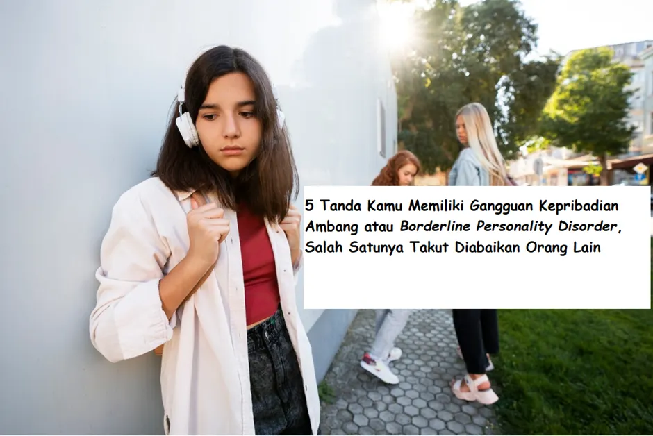 Ilustrasi gangguan kepribadian ambang atau borderline personality disorder.