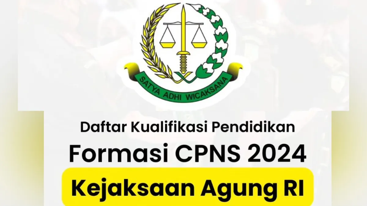 Formasi CPNS 2024 di Kejagung RI