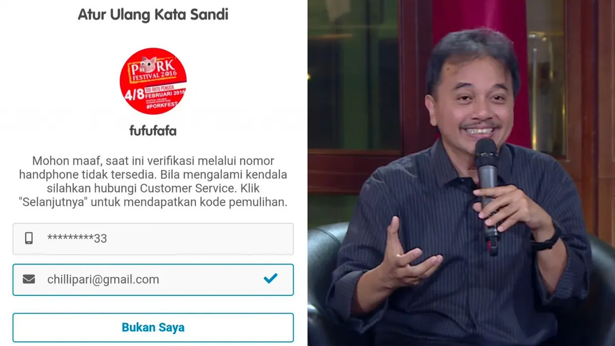 Pakar Telematika, Roy Suryo terus menyoroti polemik akun Kaskus Fufufafa yang diduga milik Gibran Rakabuming Raka.