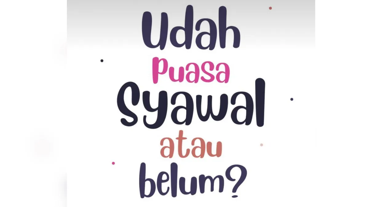 Ilustrasi Puasa Syawal