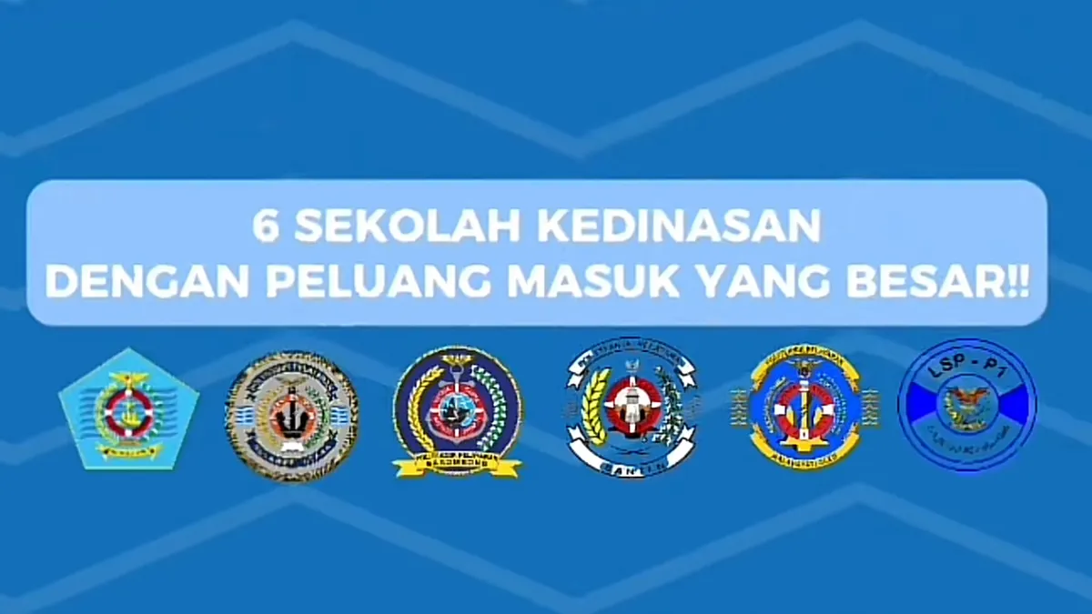 Ada beberapa sekolah kedinasan yang menawarkan peluang masuk besar bagi pendaftarnya.