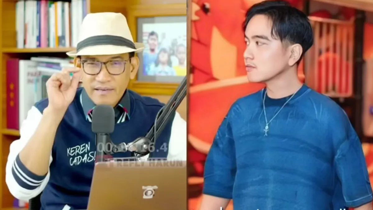 Refly Harun dan Gibran Rakabuming Raka