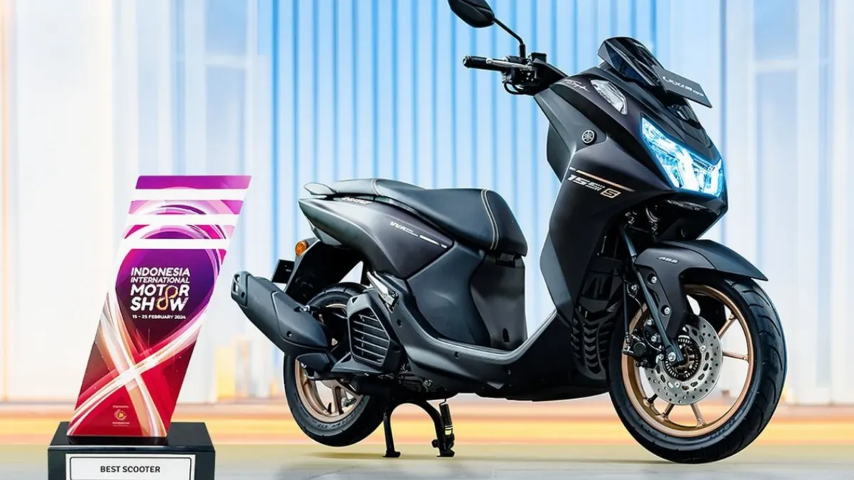 Motor matic dengan teknologi terbaru yang baru saja dirilis oleh Yamaha Indonesia tersebut adalah LEXi LX 155 cc.