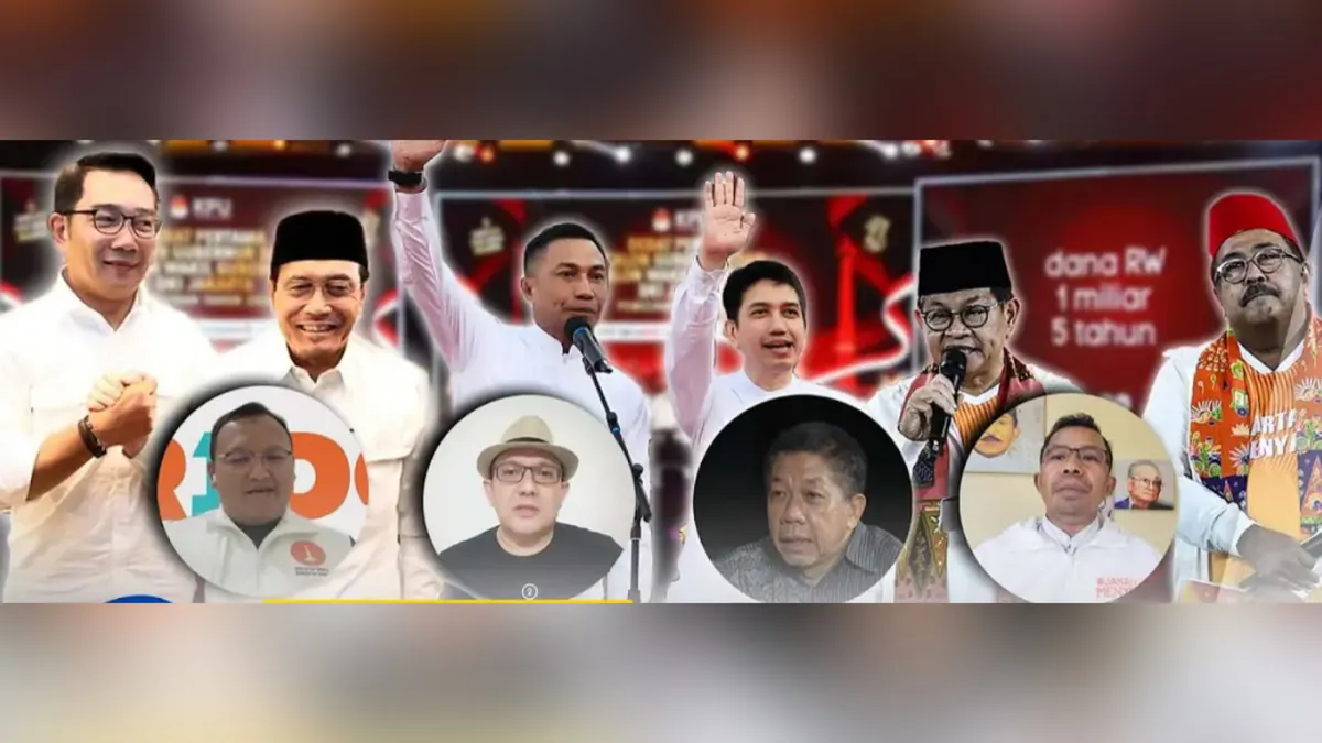 3 Paslon Cagub-Cawagub Pilkada Jakarta 2024