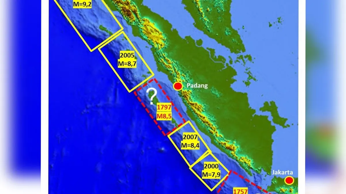 Kabar mengenai potensi terjadinya gempa bumi Megathrust belakangan sedang menjadi topik yang ramai diperbincangkan di masyarakat.